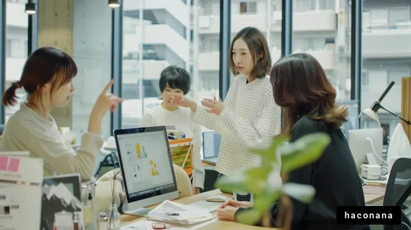 オフィスでの会議風景
