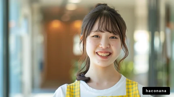 明るい微笑みの若者