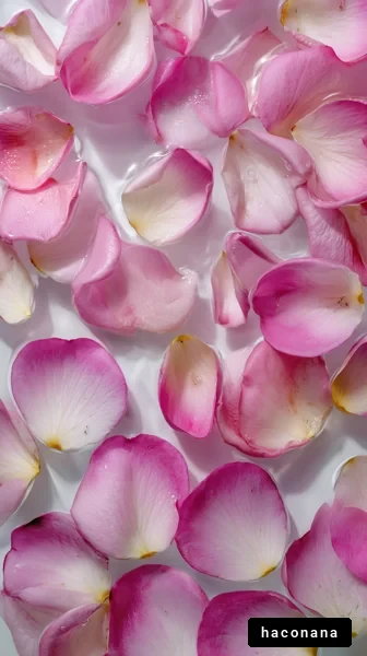 美しいバラの花びら