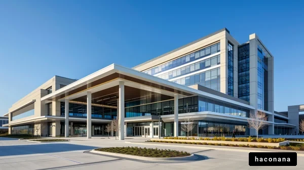 現代的なオフィスビルの姿