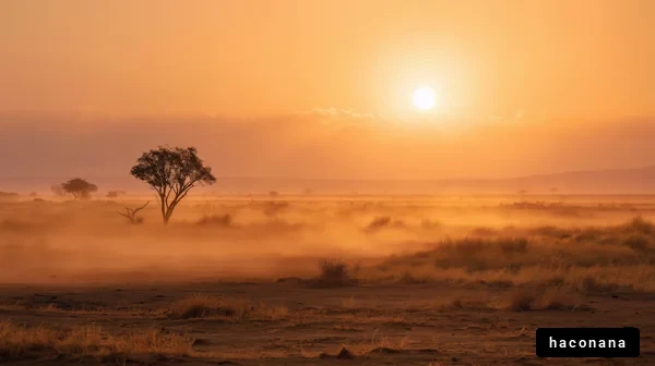 美しい朝焼けの風景