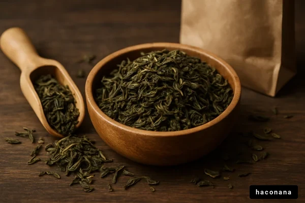 香り高い緑茶の風景