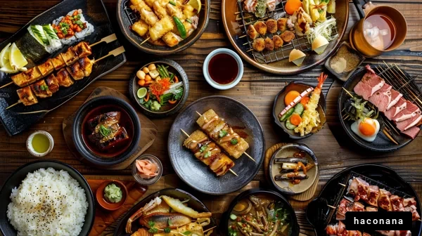 多彩な和食の盛り合わせ