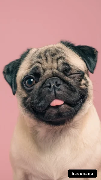 可愛らしい犬の表情