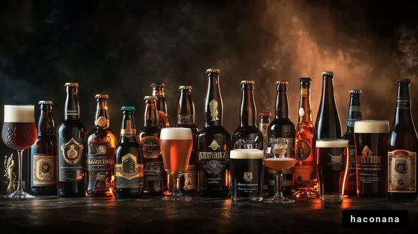 多様な種類のビール