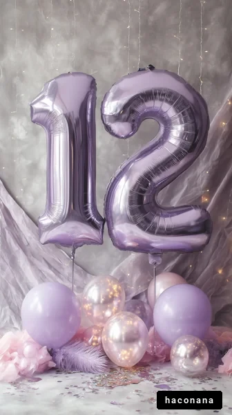 誕生日のバルーン装飾