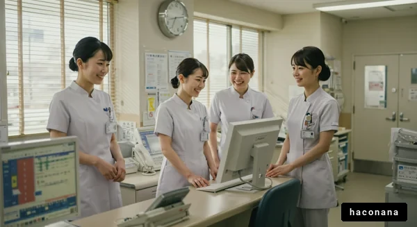 病院での看護師たち