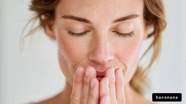 静かなひとときの表情