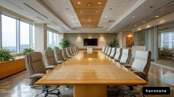 ビジネス会議室の風景