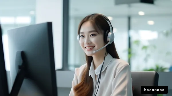 オフィスでのカスタマーサポート