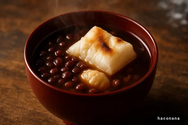 温かい甘味、ぜんざい