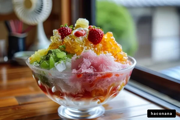 夏にぴったりのかき氷