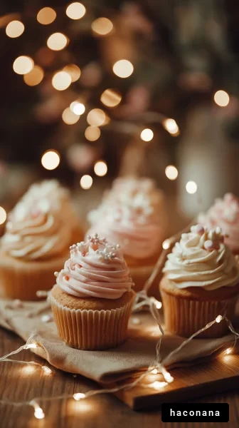 スイーツの美しいカップケーキ