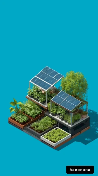 家庭菜園と太陽光発電