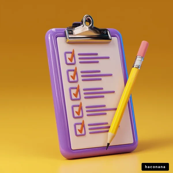 カラフルなチェックリスト