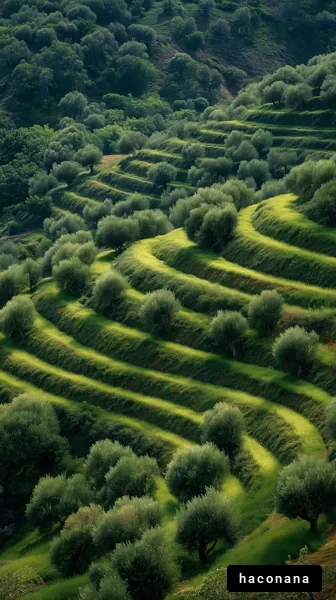 美しい棚田の風景