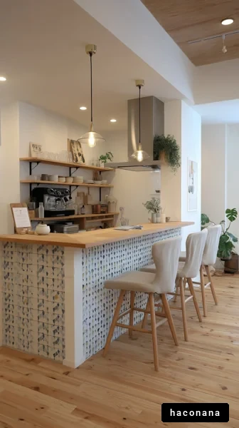 スタイリッシュなカフェの内部