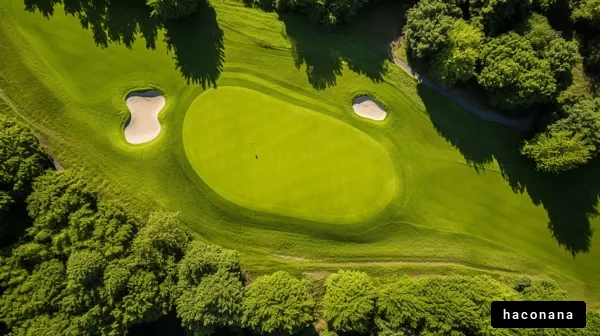 緑あふれるゴルフ場の風景