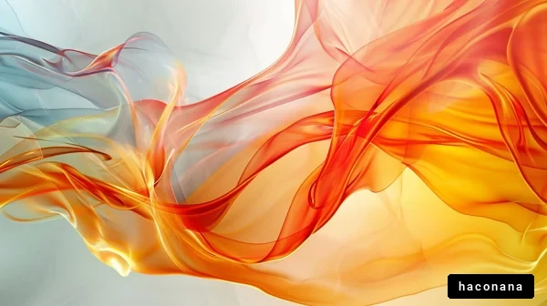 流れる色彩の美しさ