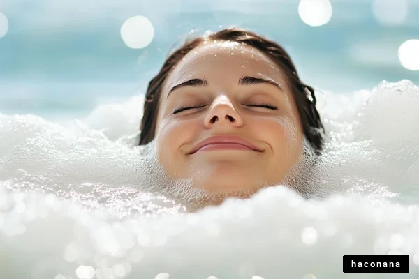 リラックスしたバスタイム