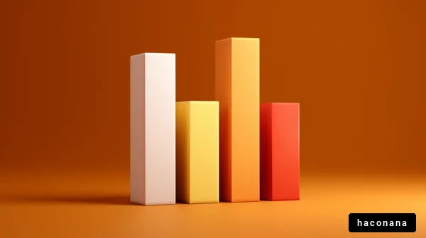 色とりどりの棒グラフ