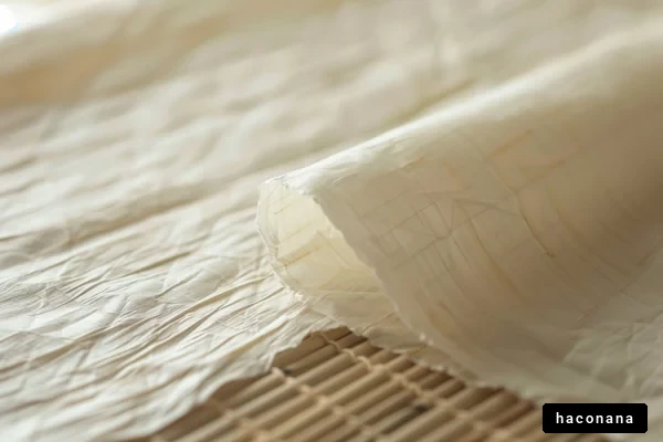 織物の柔らかい質感