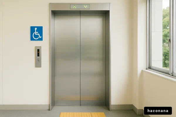 エレベーターの入口