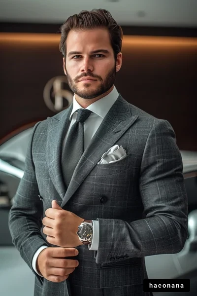 洗練されたビジネスマンの姿
