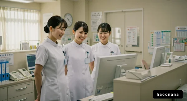 笑顔の看護師たちの風景
