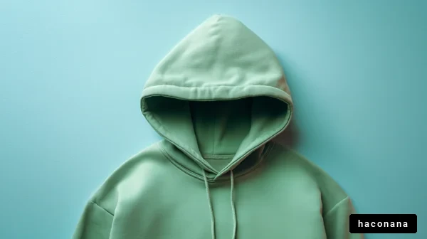 ミントグリーンのフーディ