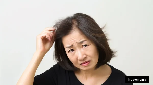 困惑した表情の女性