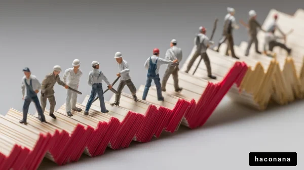 ミニチュア作業員の成長