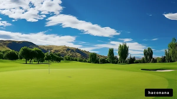 美しいゴルフコースの風景