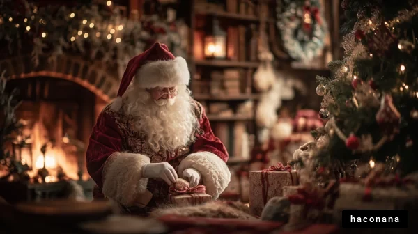 クリスマスの贈り物準備