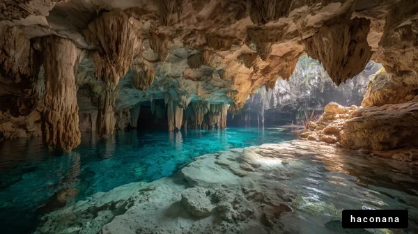 神秘的な洞窟の風景