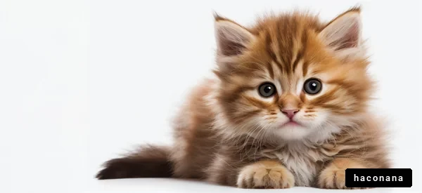 かわいい子猫のポートレート