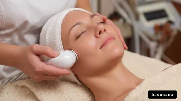 美しいフェイシャルトリートメント