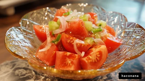 新鮮なトマトサラダ