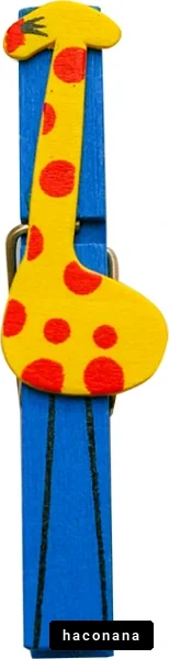 カラフルな動物クリップ