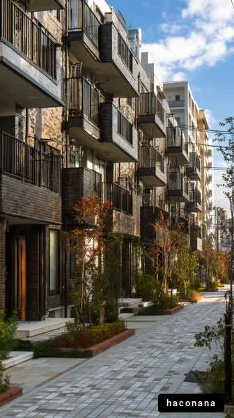 現代的な街並みの風景