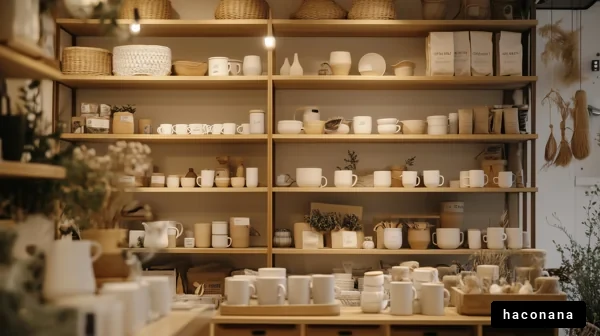 ナチュラルな雑貨店の風景