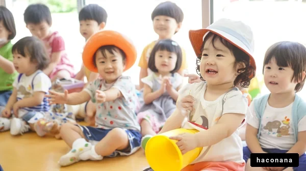 楽しそうな幼児たちの集まり