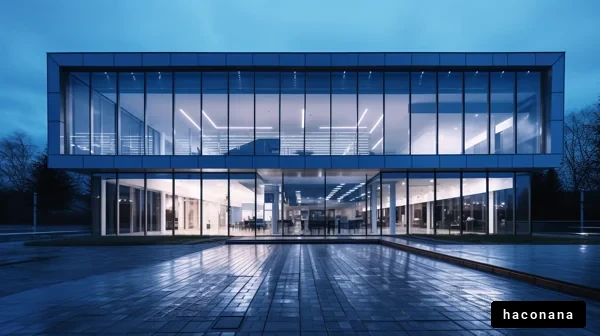 現代的なガラスビル