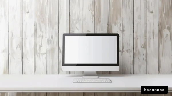 シンプルなデスクトップ風景