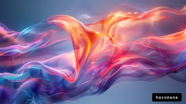 抽象的な光の流れ