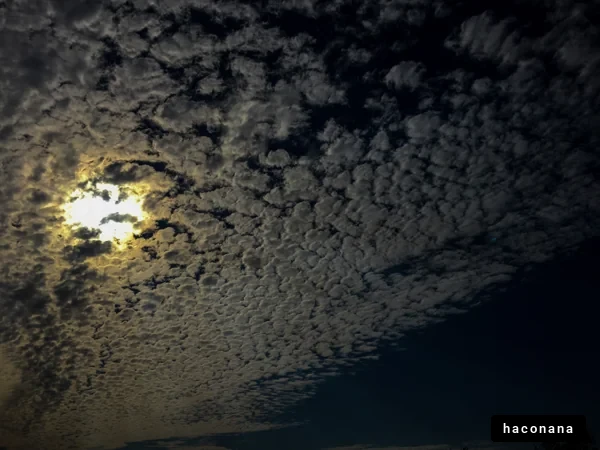 雲と太陽の美しい空