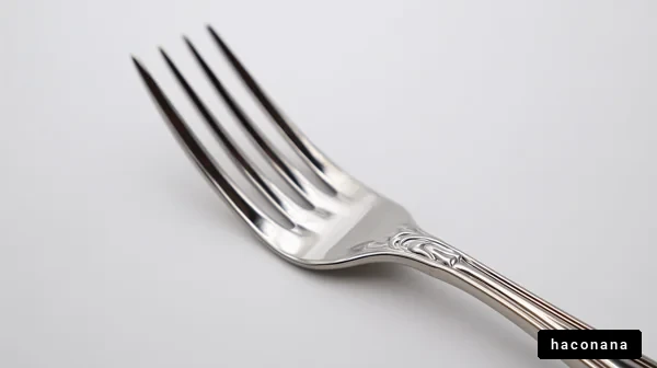 美しいフォークのクローズアップ