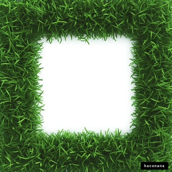 緑の草のフレーム