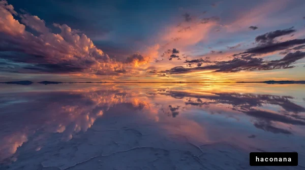 美しい夕焼けの風景