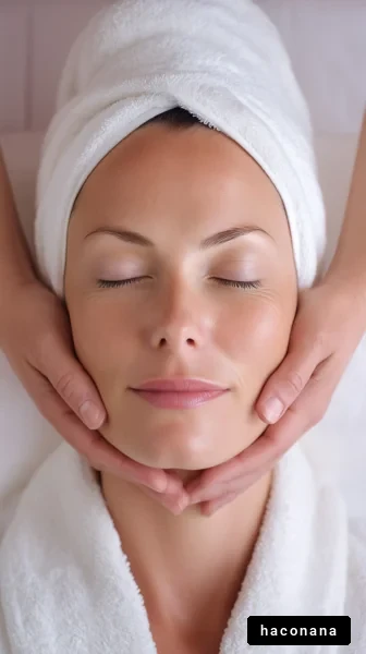 フェイシャルマッサージのひととき